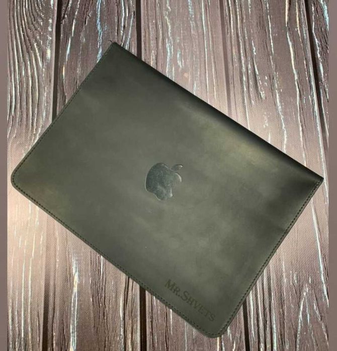 Чехол шкіряний для макбука 13,14,15,16кожа натуральна ручна робота епл