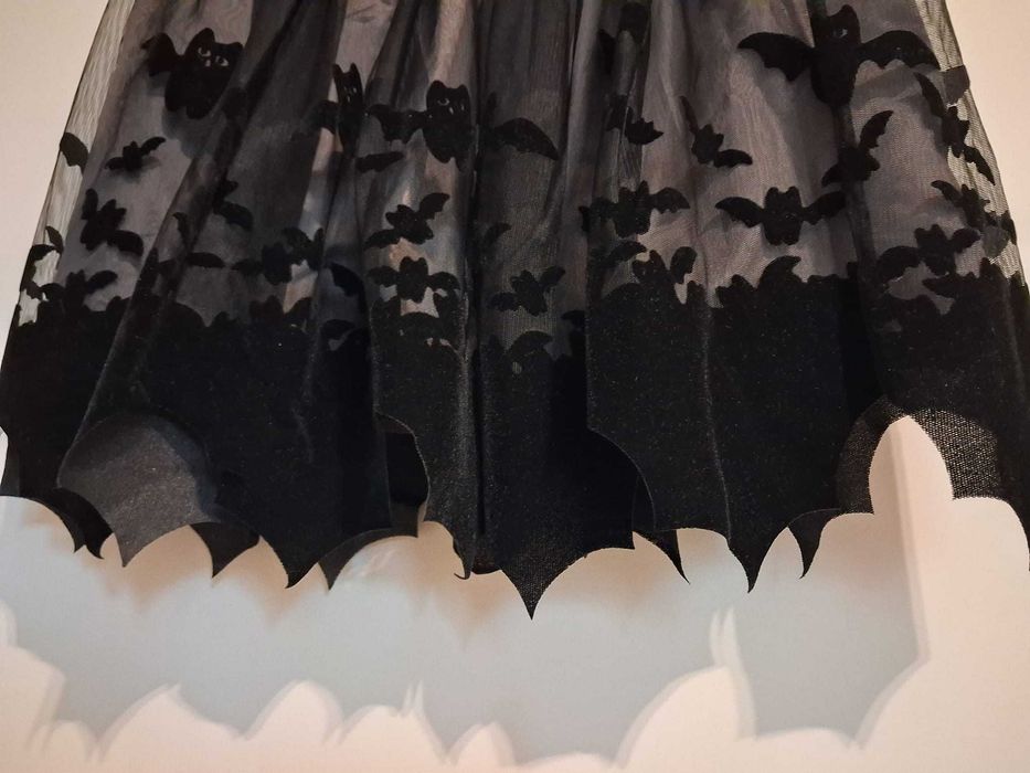 Halloween_ saia para menina 4-6 anos