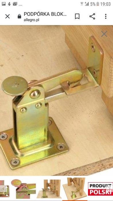 Podpórka blokada Ogranicznik do drzwi Furtki Bramy Promocja!