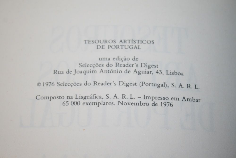 Livro - Tesouros artísticos de Portugal