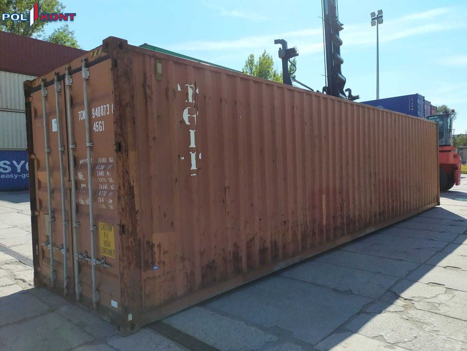 Kontener morski 12 metrów, 40 HC - Pewny Kontener / PZ
