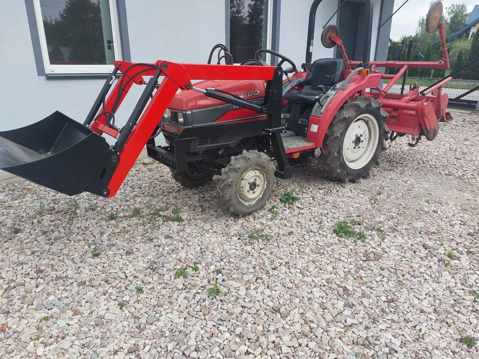 Mitsubishi MT170  Mini traktorek traktor Mitsubishi z glebogryzarką turem. MT170