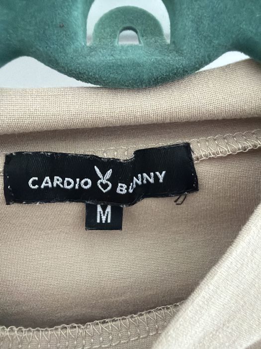 Beżowa bluzka do ćwiczeń Cardio Bunny rozm.M