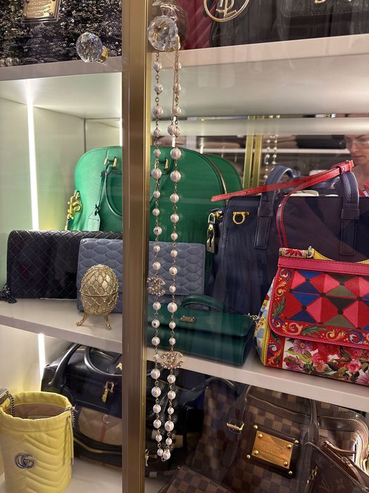 Korale perły chanel 2x