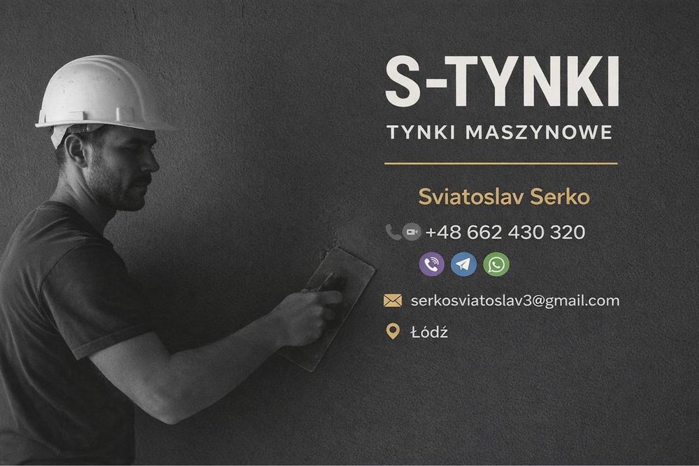 Tynki maszynowe gipsowe oraz cemetowe