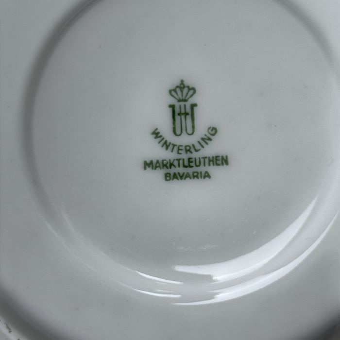 Trio porcelanowe Winterling Marktleuthen Bavaria b5/022319