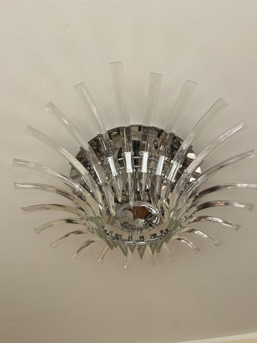 Żyrandol szklany plafon glamour Maxlight Kristal 3960/12 C
