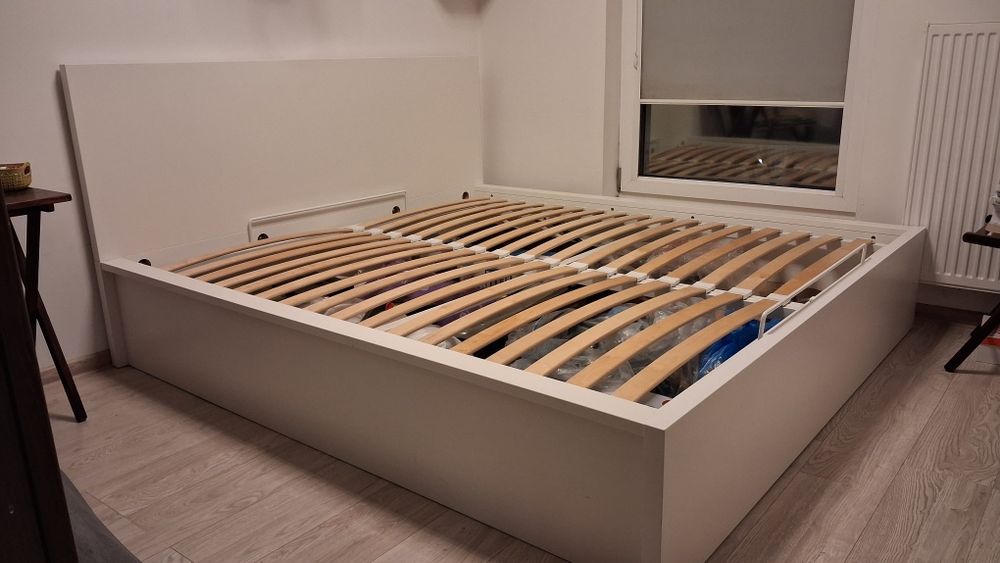 Łózko Ikea Malm sypialnia 180x200