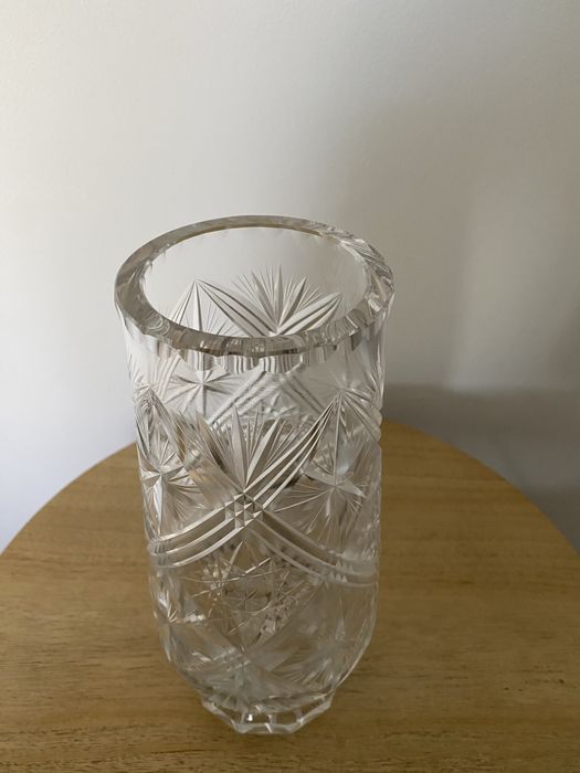 Krysztal wazon PRL