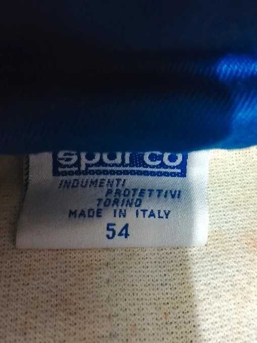Fato Sparco Azul FIA