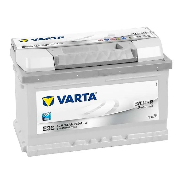 Автомобільний акумулятор Varta Silver E38 74AH 750A