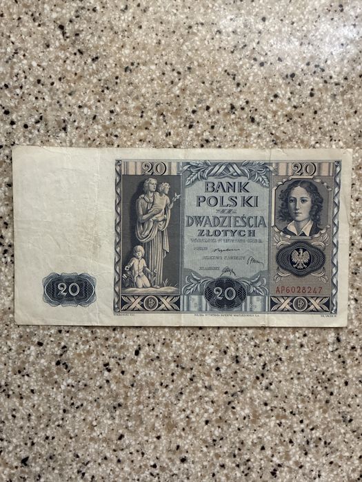 Banknot 20 zł drugiej RP