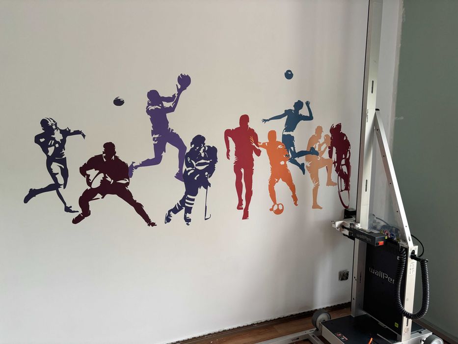 Pomalowani Profesjonalny druk na ścianach, druk ścienny murale grafiki