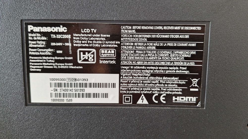 Panasonic TX 32C200E