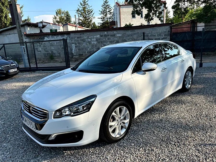 Peugeot 508 Full LED Navi JBL Pół-Skóra 2xPDC MartwePole B ładny OrygPrzebieg '16