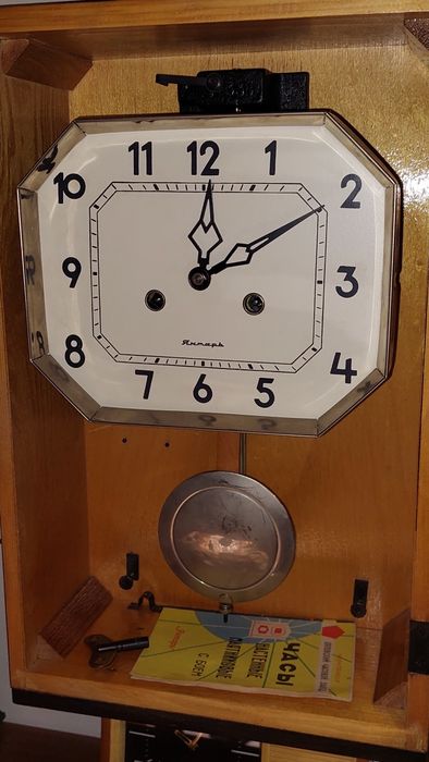 Якісний годинник настінний - Янтар, з боєм та гарантією! ЧАСЫ с боем.