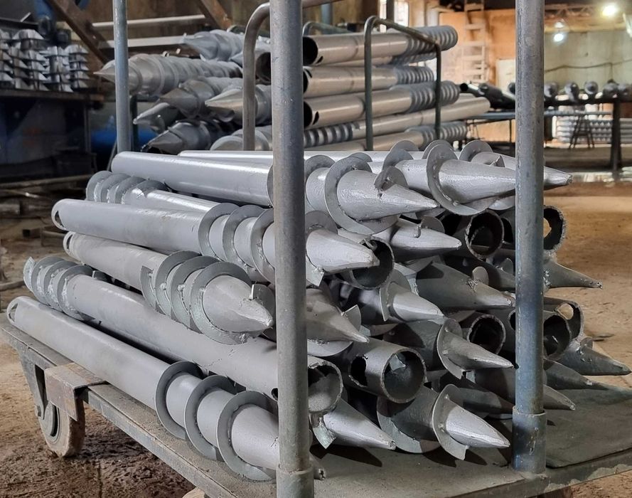 Геошуруп свайный фундамент сваї дом на сваи винтовые гвинтові палі