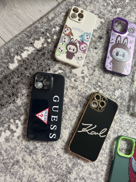 Zestaw 9 etui iPhone 16 Pro Max | różne wzory | nowe