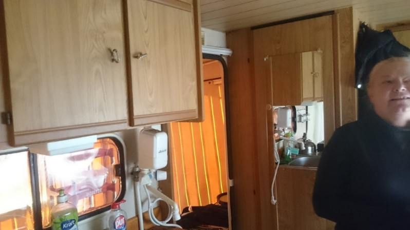 Caravalair brasilia przyczepa stacjonarna na dzialke domek