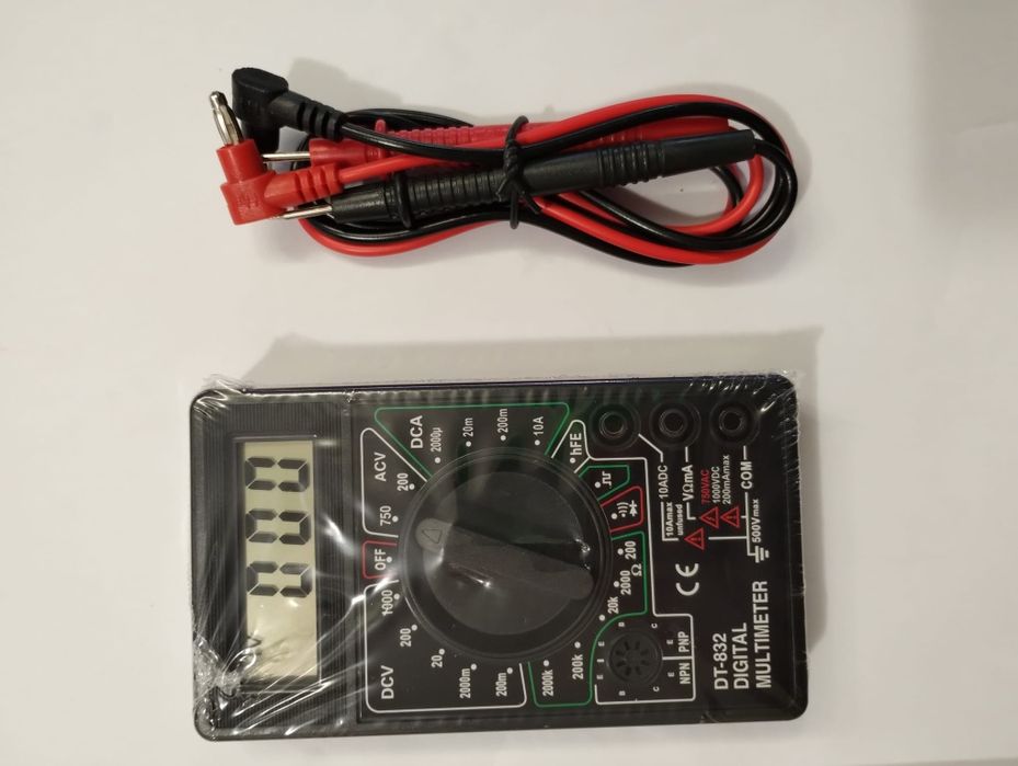 Multimetr miernik napięcia tester prądu LCD nowy