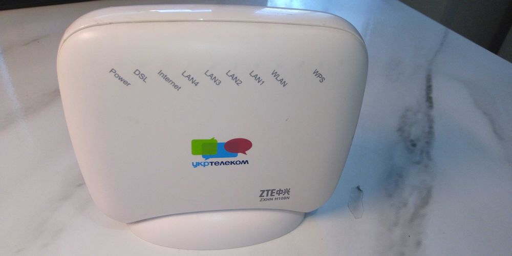 ADSL WiFi Router ZTE H108N Укртелеком