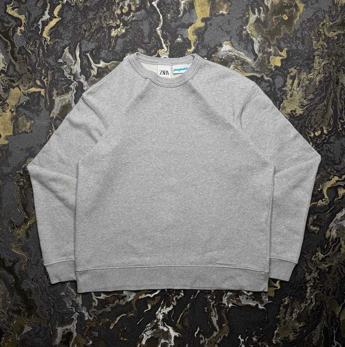Світшоти кофти чоловічі M Zara Playmobil Super Mario Calvin Klein Jordan Nike vintage оригінал сірі бежеві білі чорні свитшот реглан