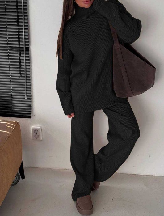 Костюм жіночий ангора светр і прямі штани | костюм женский модель 1670