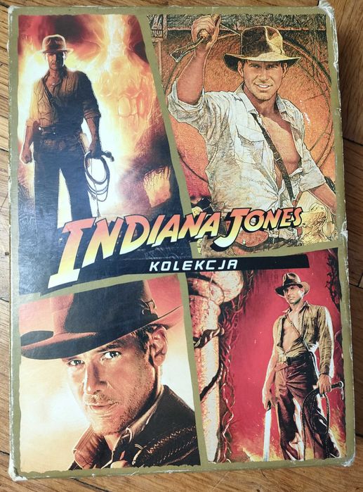 Indiana Jones Kolekcja 4 x DVD . THX