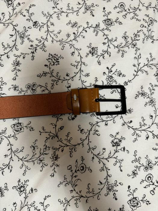 pasek męski tommy brązowy