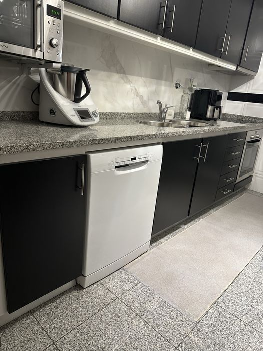 Moveis de cozinha com pedra e banca
