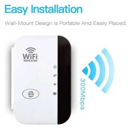 Wzmacniacz sygnału WiFi (Repeater) - uniwersalny - wtyk europejski