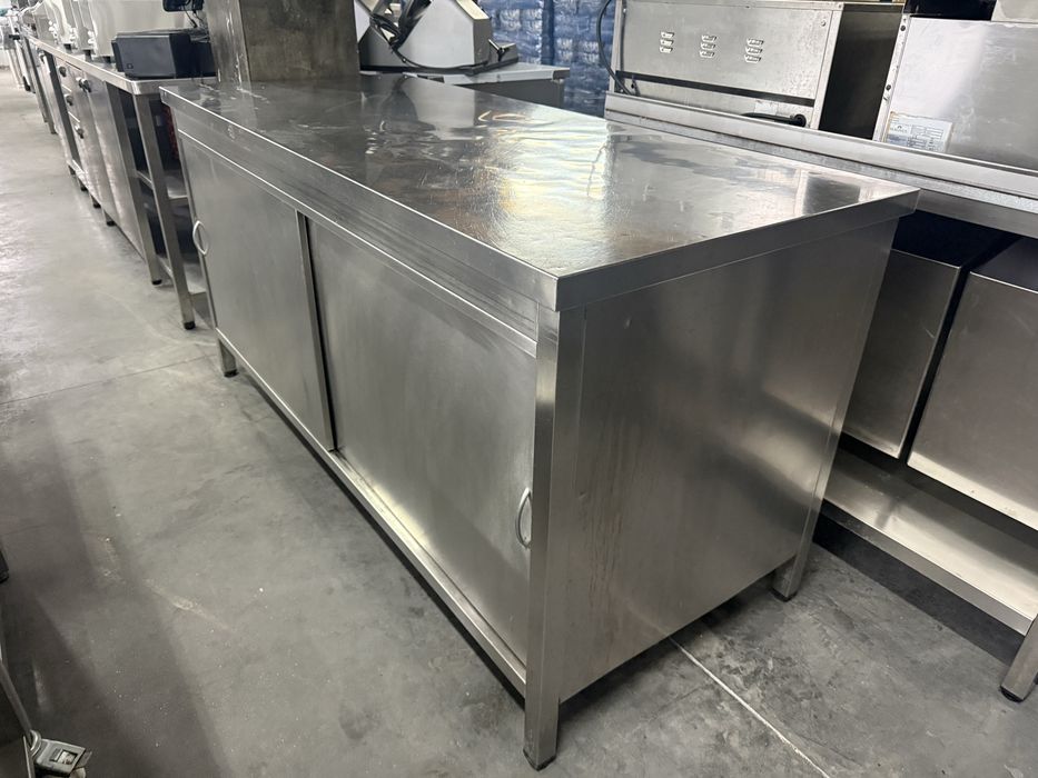 Armário em inox louceiro mesa de trabalho