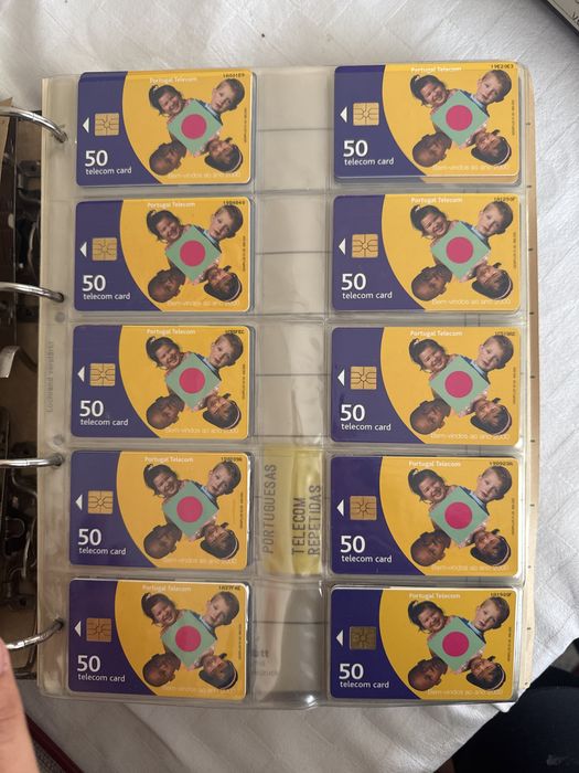 750 cartoes telefonicos antigos