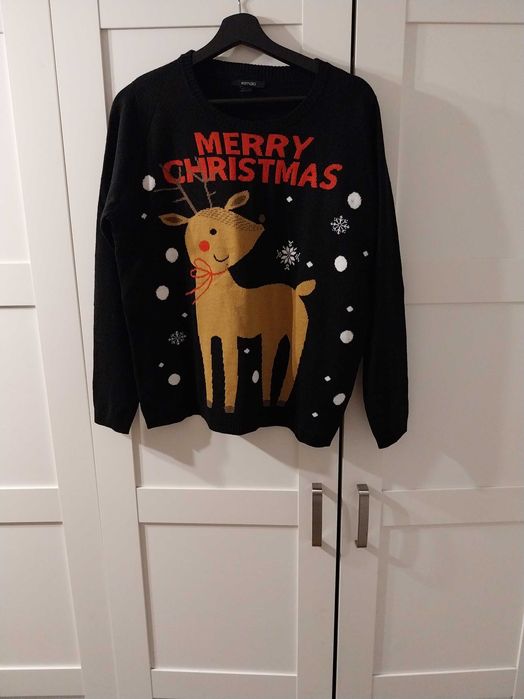 Sweter Merry Christmas Renifer Esmara