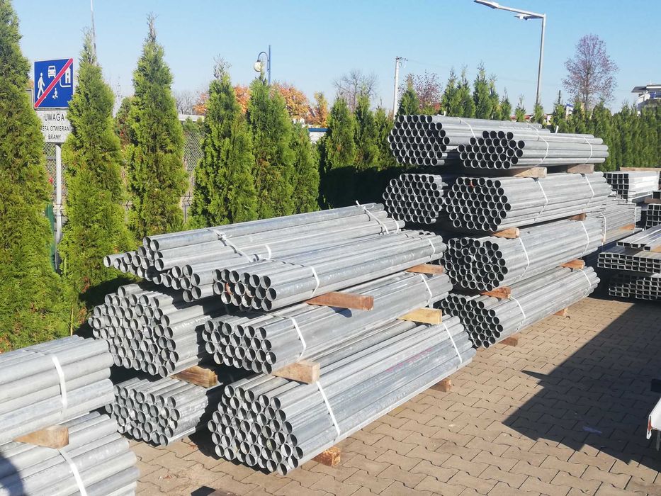 Słupek rura fi 60,3 L-1500 L-2000 L-2300 L-2500 siatka