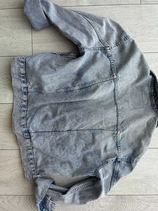 Kurtka jeansowa damska H&M Denim ramoneska r. L