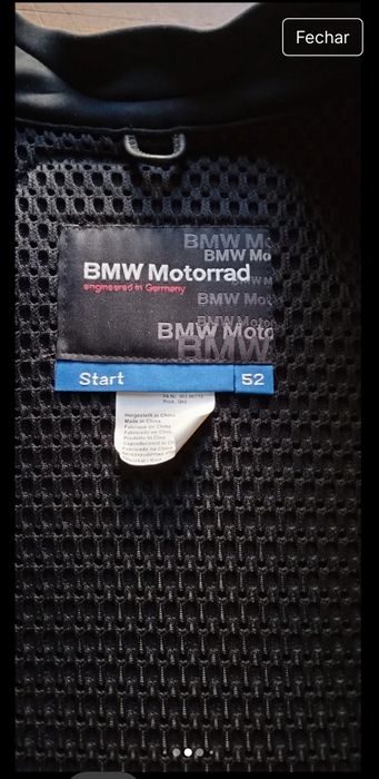 Blusão BMW para mota, mulher. Tamanho L, nunca usado, como novo