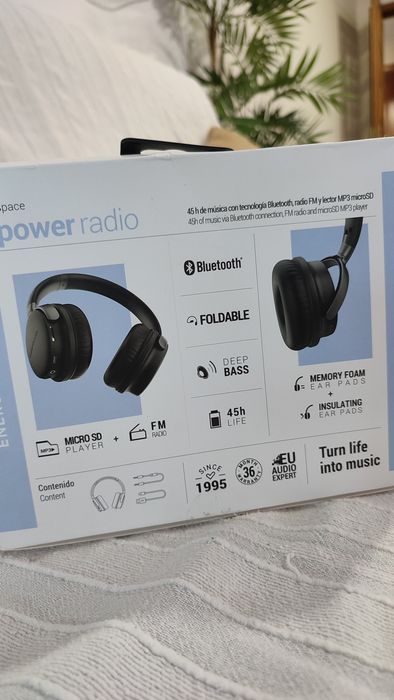Phones Bluetooth novos com radio integrado
