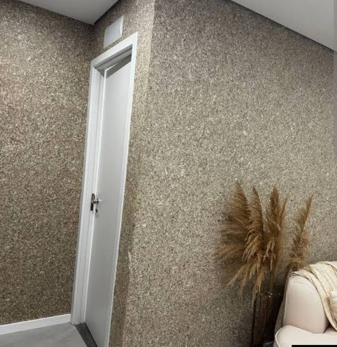 Papel de parede líquido poledecor - Na hora sem sujidade!