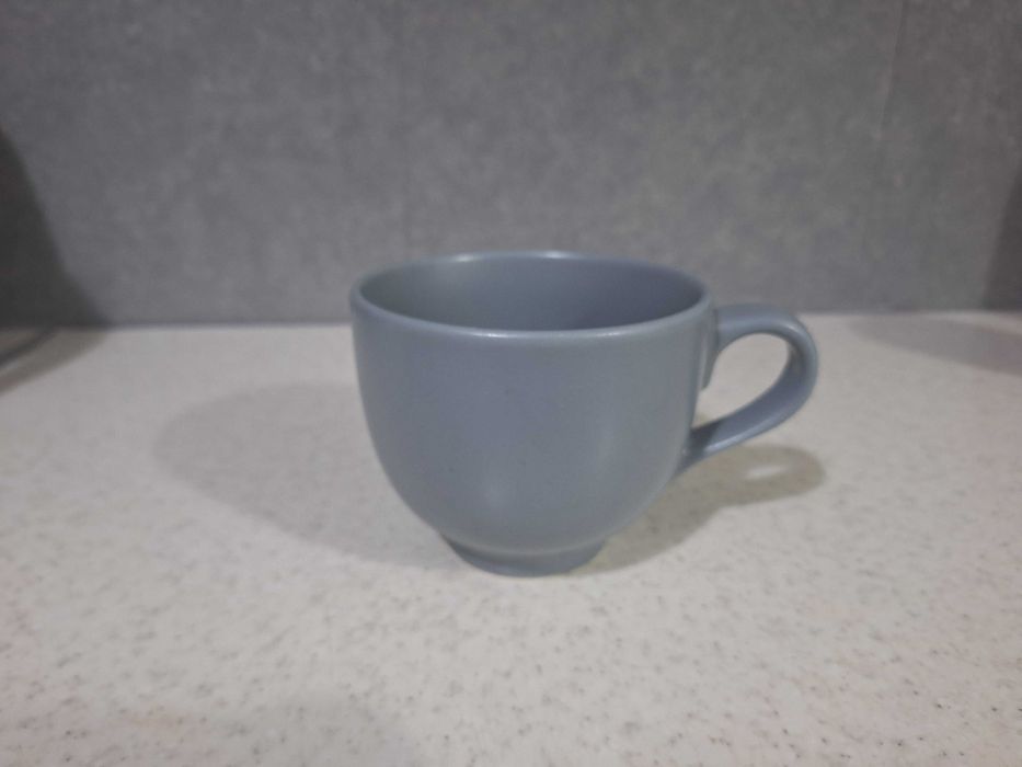 kubek ikea duży niebieski