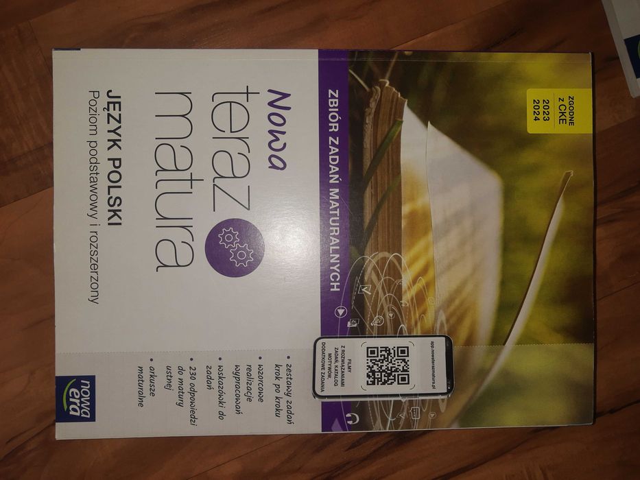 Teraz Matura polski zbiór zadań podstawowy i rozszerzony Nowa era