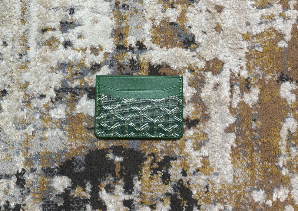 Porta cartoes verde