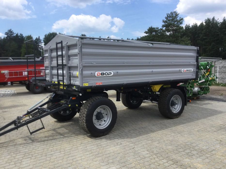 Przyczepa rolnicza CARGO D80P paletowa 8 ton