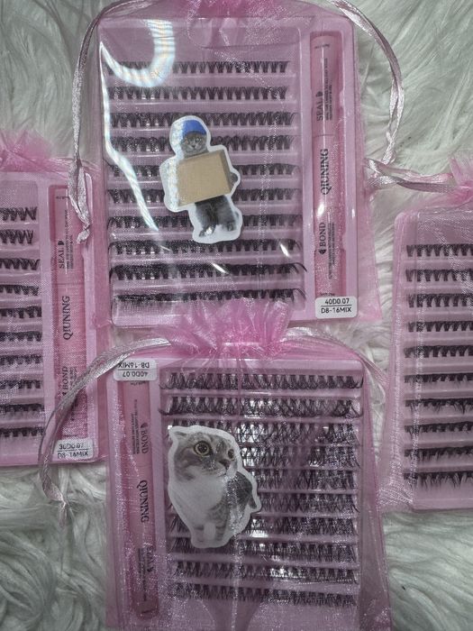 Вії накладні,вії пучками,вії,y2k