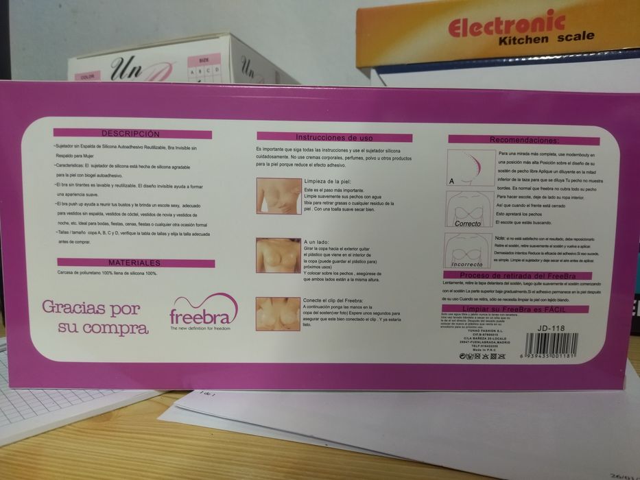 Sutiã de silicone -  Novos