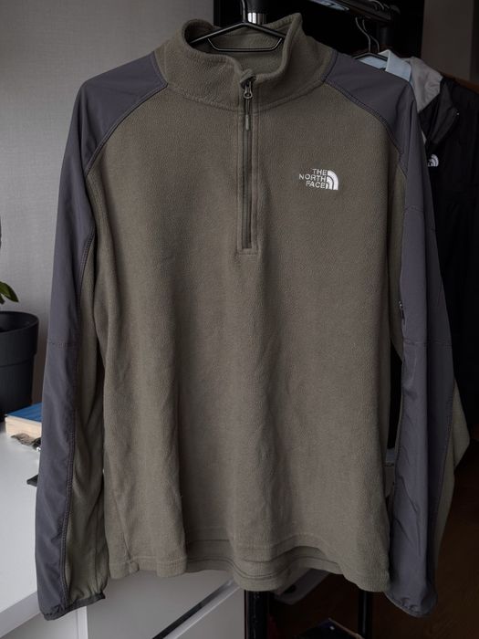 Флісова кофта The North Face Glacier 1/4 Zip Polartec Khaki | Розмір M