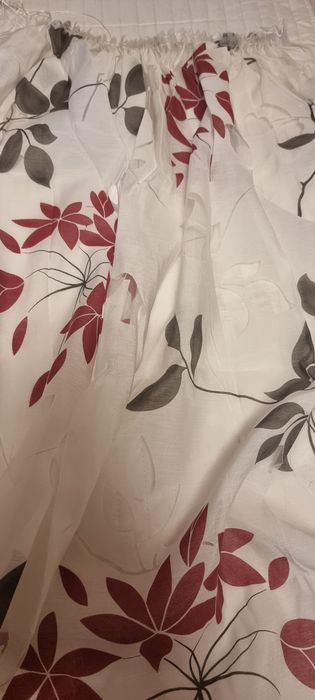 Zasłonki cienkie 200x140 dwie sztuki