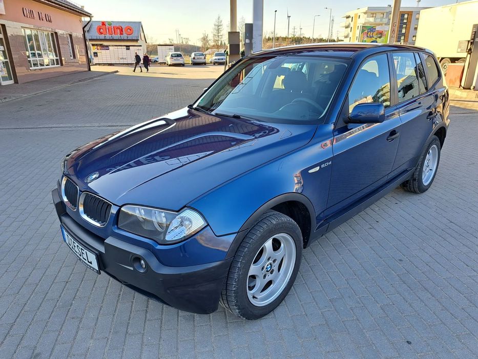 BMW X3 2.0 TD 150 KM * 4x4 * Zarejestrowany * Ładny * Nowe sprzęgło * 2005r