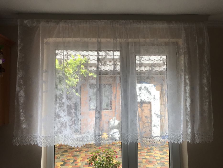 Тюль кухонна