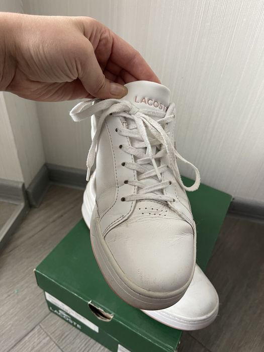 Lacoste кеди шкіряні 39